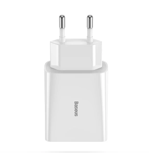 Schnellladegerät Baseus Speed Mini, PD + QC 3.0 18W (weiß)