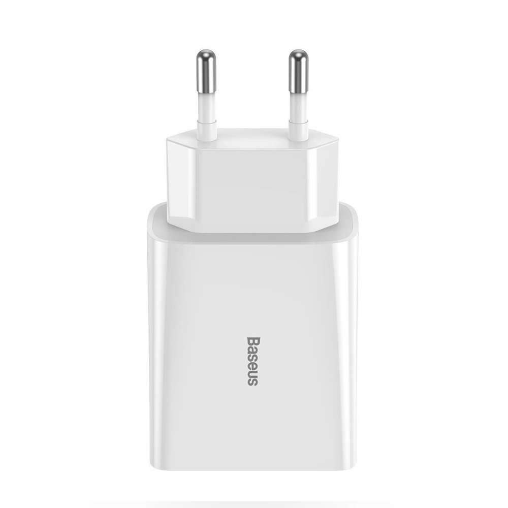 Hurtownia GSM - Schnellladegerät Baseus Speed Mini, PD + QC 3.0 18W (weiß) - BSU1884WHT - {ean13} - Hurt