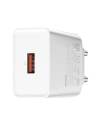 Wholesale Baseus Quick Charger PD + QC 3.0 18W (white) - BSU1884WHT - {ean13} - Hurt