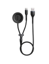 Kabel USB 2w1 Baseus Cafule, USB-C 40W + ładowarka bezprzewodowa do smartwatchy Huawei/Honor, 5A, 1,2m (szaro-czarny)