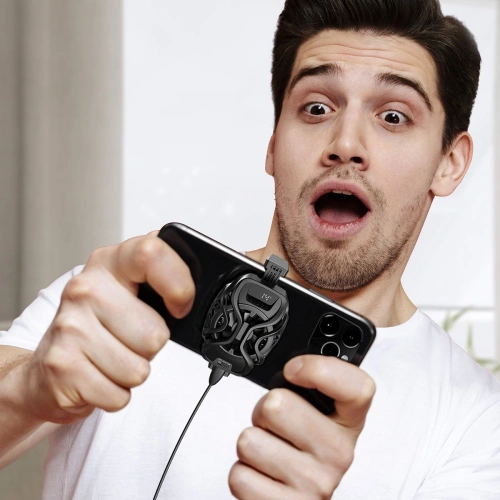 Wentylator Baseus GAMO GA06 do chłodzenia smartfona (czarny)