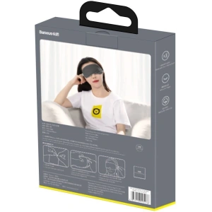 Baseus Thermal Series Eye Cover (with 2 Packs of Hot Compress Patches for Replacement) Dark Grey