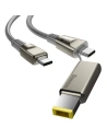Wholesale Baseus Flash Series Fast Charging Data Cable with Square Lenovo Head Type-C to C+DC 100W 2m Grey - BSU1895GRY - {ean13} - Hurt