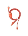 Hurtownia GSM - Kabel USB 3w1 Baseus Flash Series, USB-C + micro USB + Lightning, 40W, 5A, 1.2m (pomarańczowy) - BSU1896ORG - {ean13} - Hurt