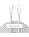 Hurtownia GSM - USB-C zu Lightning Kabel Baseus Simple Wisdom, PD, 20W, 1.5m (weiß) 2 Stück. - BSU1897WHT - {ean13} - Hurt