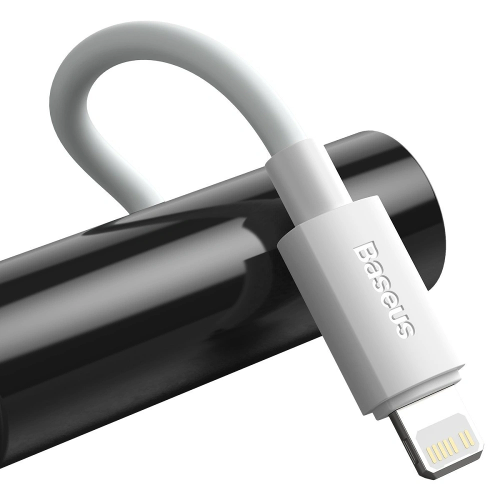Wholesale Baseus Simple Wisdom Data Cable Kit USB-C to Lightning PD 20W (2PCS/Set) 1.5m White - BSU1897WHT - {ean13} - Hurt