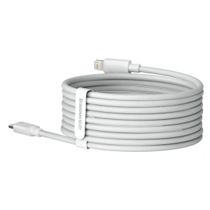 USB-C zu Lightning Kabel Baseus Simple Wisdom, PD, 20W, 1.5m (weiß) 2 Stück.