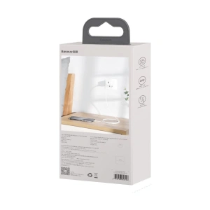 USB-C zu Lightning Kabel Baseus Simple Wisdom, PD, 20W, 1.5m (weiß) 2 Stück.