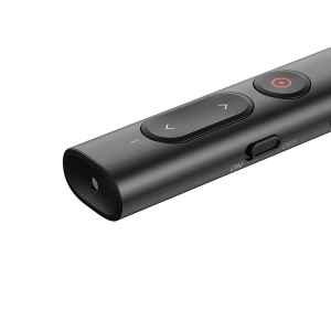 Wholesale Baseus Orange Dot PPT wireless Presenter (Youth) without battery Black - BSU1898BLK - {ean13} - Hurt