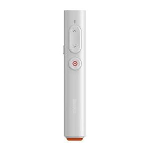 Hurtownia GSM - Wielofunkcyjny pilot Baseus Orange Dot do prezentacji, ze wskaźnikiem laserowym, bez baterii (biały) - BSU1899WHT - {ean13} - Hurt