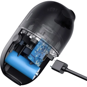 Hurtownia GSM - Bezprzewodowy mini odkurzacz biurkowy Baseus Capsule C2, 1000Pa (czarny) - BSU1900BLK - {ean13} - Hurt