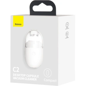 Wholesale Baseus C2 Desktop Capsule Vacuum Cleaner White - BSU1901WHT - {ean13} - Hurt