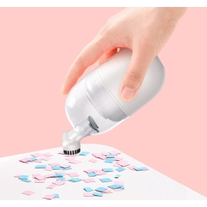 Hurtownia GSM - Bezprzewodowy mini odkurzacz biurkowy Baseus Capsule C2, 1000Pa (biały) - BSU1901WHT - {ean13} - Hurt