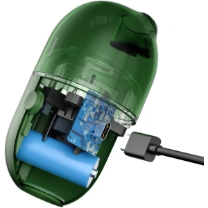 Hurtownia GSM - Bezprzewodowy mini odkurzacz biurkowy Baseus Capsule C2, 1000Pa (zielony) - BSU1903GRN - {ean13} - Hurt