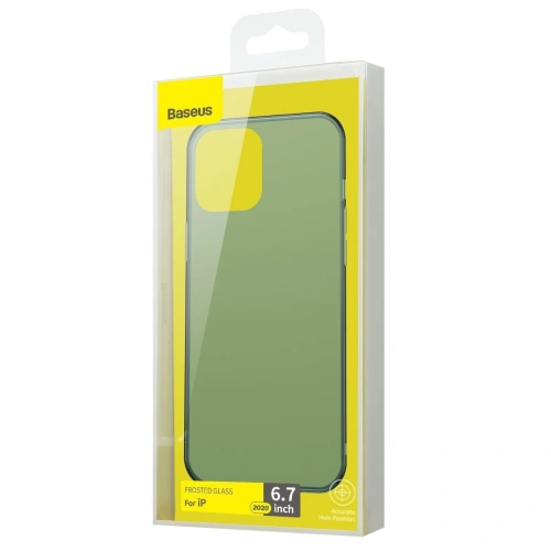 Etui Baseus Wing Case Apple iPhone 12 Pro Max (zielony)