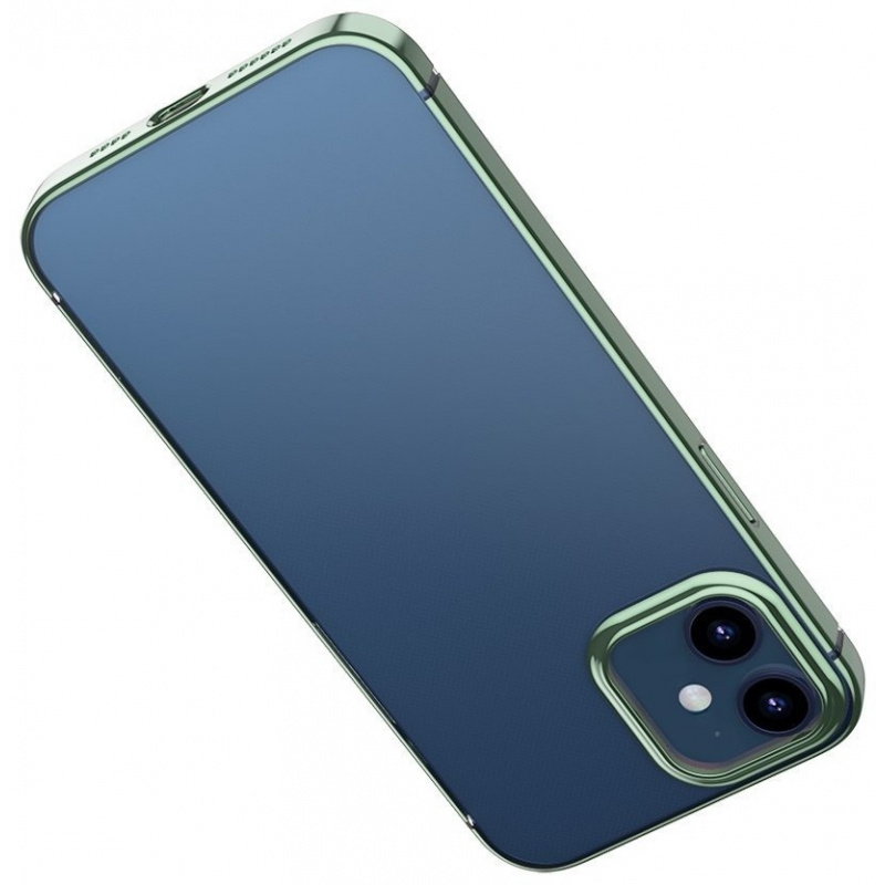 Baseus Distributor - 6953156228306 - BSU1905GRN - Baseus Shining Case Apple iPhone 12/12 Pro Green - B2B homescreen