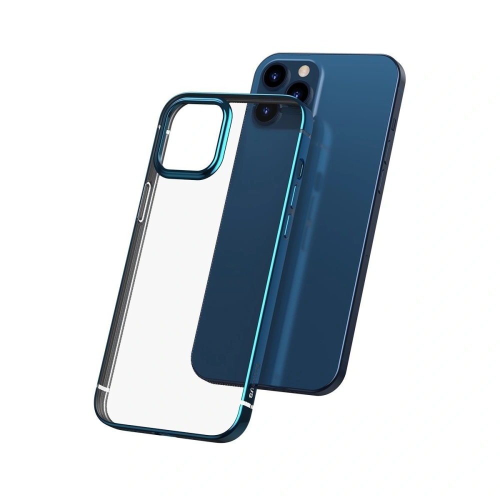 Wholesale Baseus Shining Case Apple iPhone 12/12 Pro Blue - BSU1907BLU - {ean13} - Hurt