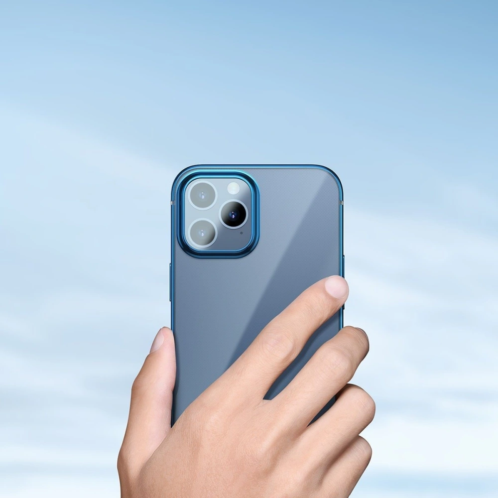 Wholesale Baseus Shining Case Apple iPhone 12/12 Pro Blue - BSU1907BLU - {ean13} - Hurt