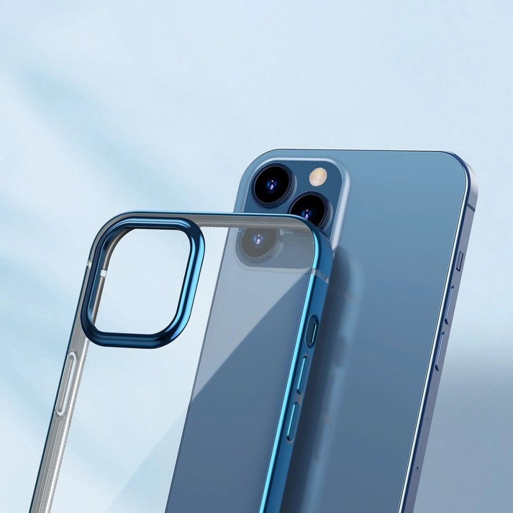 Wholesale Baseus Shining Case Apple iPhone 12/12 Pro Blue - BSU1907BLU - {ean13} - Hurt