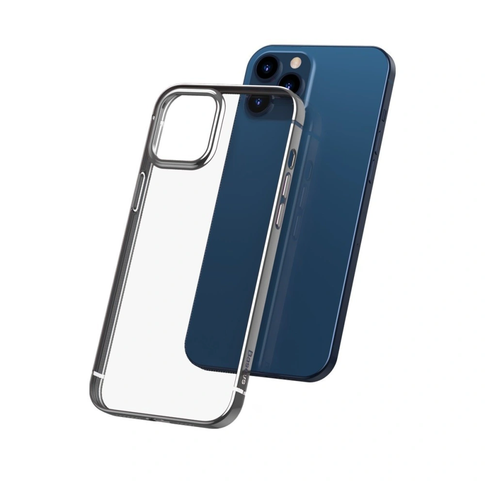 Hurtownia GSM - Przezroczyste etui Baseus Shining Case Apple iPhone 12/12 Pro (srebrny) - BSU1909SLV - {ean13} - Hurt