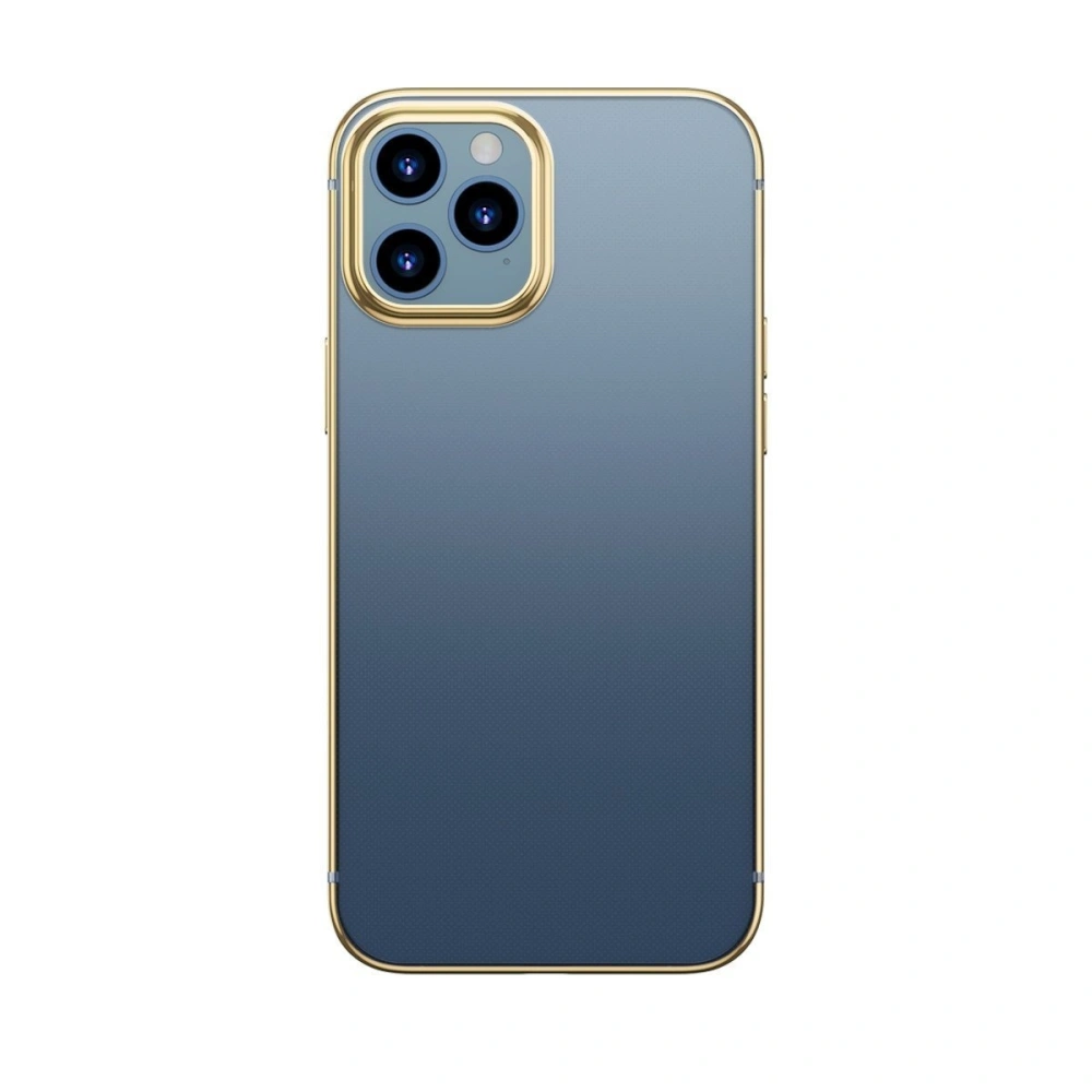 Hurtownia GSM - Przezroczyste etui Baseus Shining Case Apple iPhone 12/12 Pro (złoty) - BSU1910GLD - {ean13} - Hurt