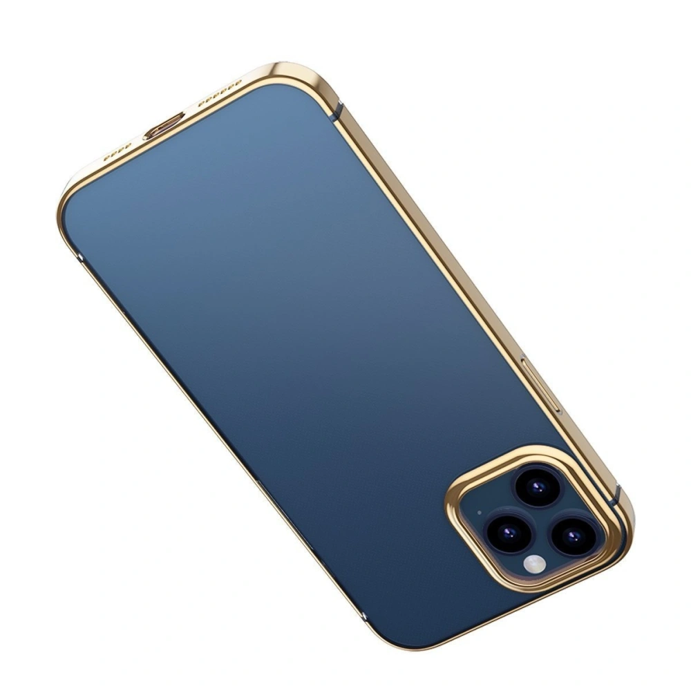Hurtownia GSM - Przezroczyste etui Baseus Shining Case Apple iPhone 12/12 Pro (złoty) - BSU1910GLD - {ean13} - Hurt