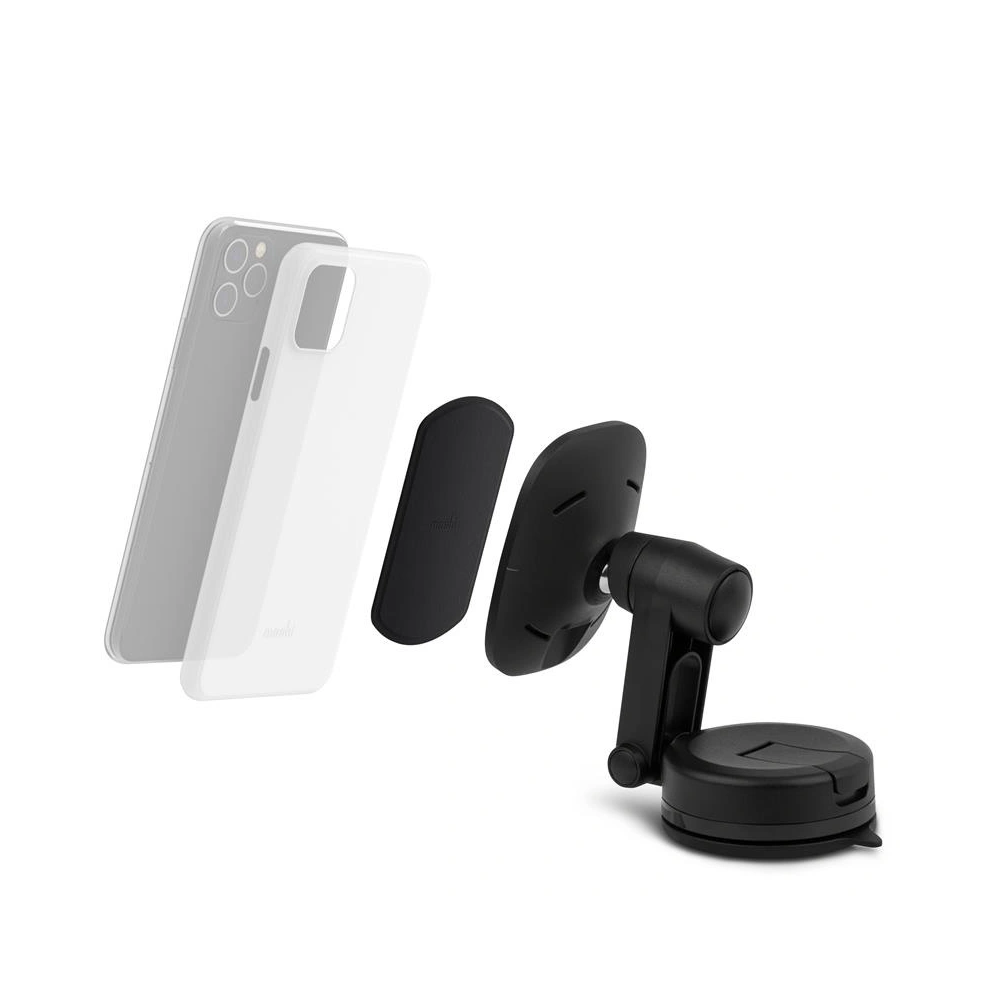 Wholesale Moshi SnapTo™ Universal Car Mount with Wireless Charging (Black) - MOSH128BLK - {ean13} - Hurt