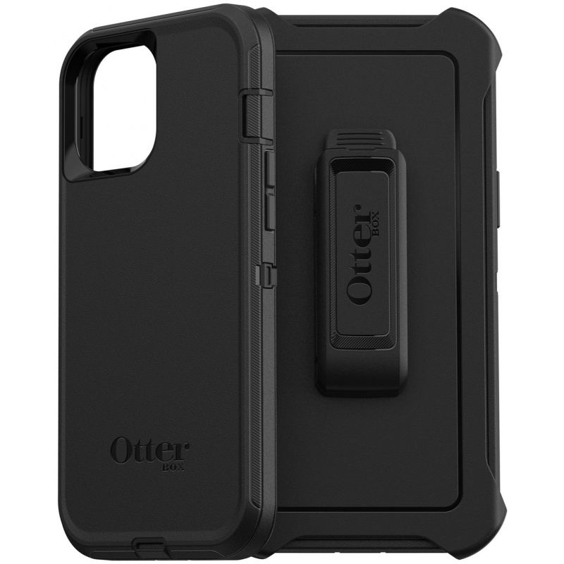 OtterBox Distributor - 840104216170 - OTB100BLK - Otterbox Defender Apple iPhone 12 Pro Max (black) - B2B homescreen