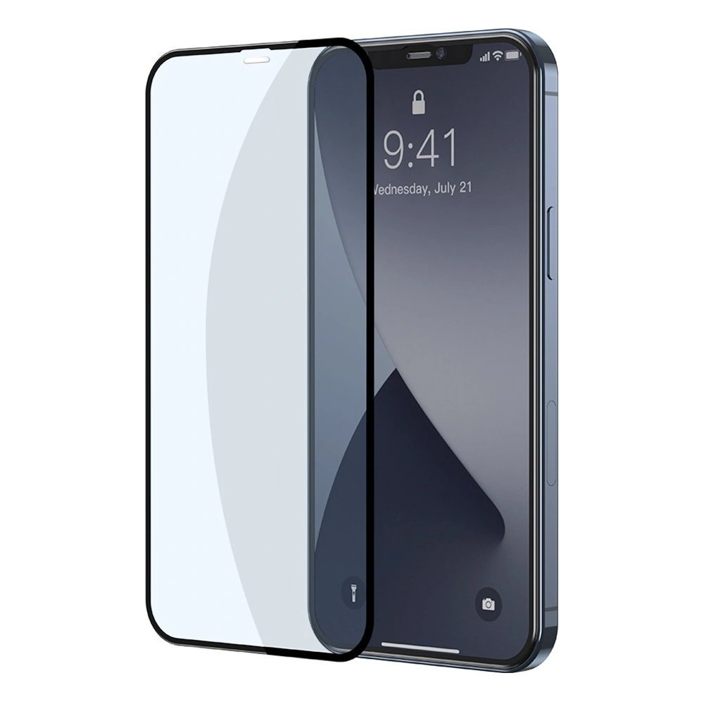 Hurtownia GSM - Szkło hartowane z filtrem światła niebieskiego 0.3mm Baseus Apple iPhone 12/12 Pro (2szt.) - BSU1915 - {ean13} - Hurt