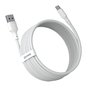 Hurtownia GSM - Kabel USB-C Baseus Simple Wisdom, 40W, 5A, 1.5m (biały) 2szt. - BSU1917WHT - {ean13} - Hurt