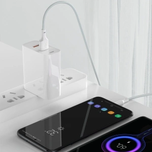 Hurtownia GSM - Kabel USB-C Baseus Simple Wisdom, 40W, 5A, 1.5m (biały) 2szt. - BSU1917WHT - {ean13} - Hurt