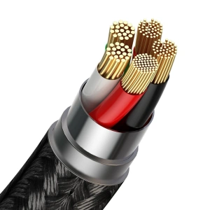 Hurtownia GSM - Kabel USB Baseus Fast 4w1 USB do USB-C / Lightning / Micro 5A 1m (szary + czarny) - BSU1920GRYBLK - {ean13} - Hurt