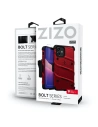 Hurtownia GSM - Pancerne etui Zizo Bolt Cover Apple iPhone 12/12 Pro ze szkłem 9H na ekran + podstawka & uchwyt do paska (czerwony/czarny) - ZIZ057REDBLK - {ean13} - Hurt