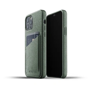 Mujjo Apple Case Vollleder-Case iPhone 12/12 Pro (grün)