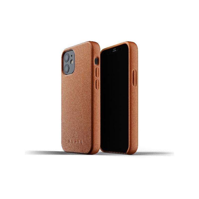 Mujjo Distributor - 8718546172748 - MUJ050BR - Mujjo Full Leather Case Apple iPhone 12 mini (brown) - B2B homescreen