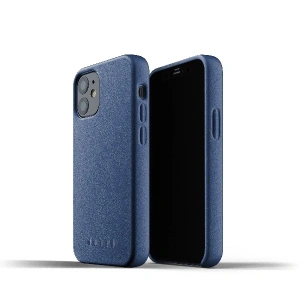 Mujjo Full Leather Case Apple iPhone 12 mini (blue)
