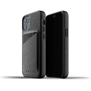 Mujjo Full Leather Wallet Case Apple iPhone 12 mini (black)