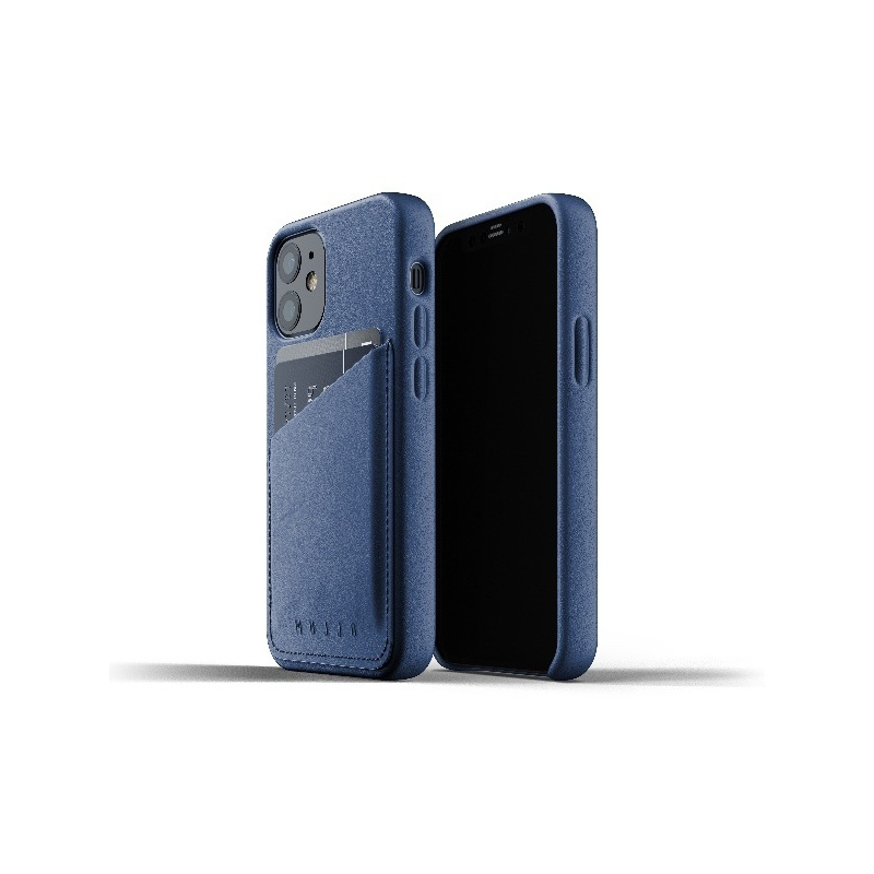 Hurtownia Mujjo - 8718546172793 - MUJ055BLU - Etui Mujjo Full Leather Wallet Case Apple iPhone 12 mini (niebieskie) - B2B homescreen