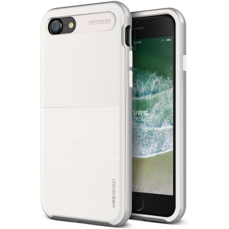 Hurtownia VRS Design - 8809477688801 - [KOSZ] - Etui VRS Design High Pro Shield S iPhone 8/7 White Silver - B2B homescreen