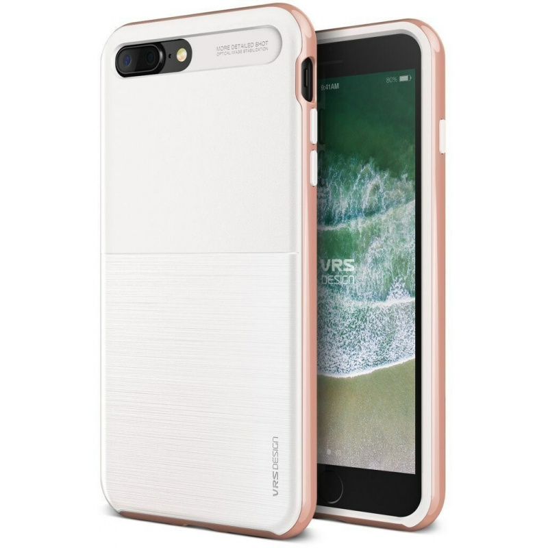 Hurtownia VRS Design - 8809477688108 - VRS072WRS - Etui VRS Design High Pro Shield S iPhone 8/7 Plus White Rose - B2B homescreen