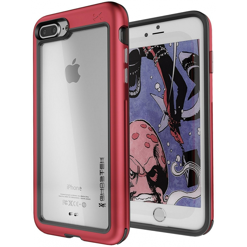 Ghostek Distributor - 643217499955 - GHO071RED - Ghostek Atomic Slim iPhone 8/7 Plus Red - B2B homescreen