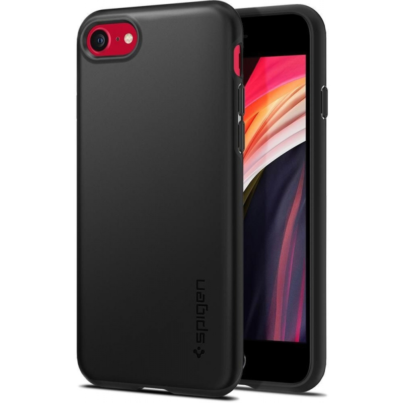 Hurtownia Spigen - 8809710753426 - SPN1351BLK - Etui Spigen Thin Fit Pro Apple iPhone SE 2022/SE 2020/8/7 Black - B2B homescreen