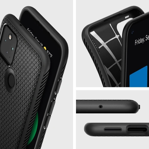 Etui Spigen Liquid Air Google Pixel 5 Matte Black