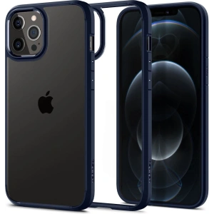 Etui Spigen Ultra Hybrid Apple iPhone 12/12 Pro Navy Blue