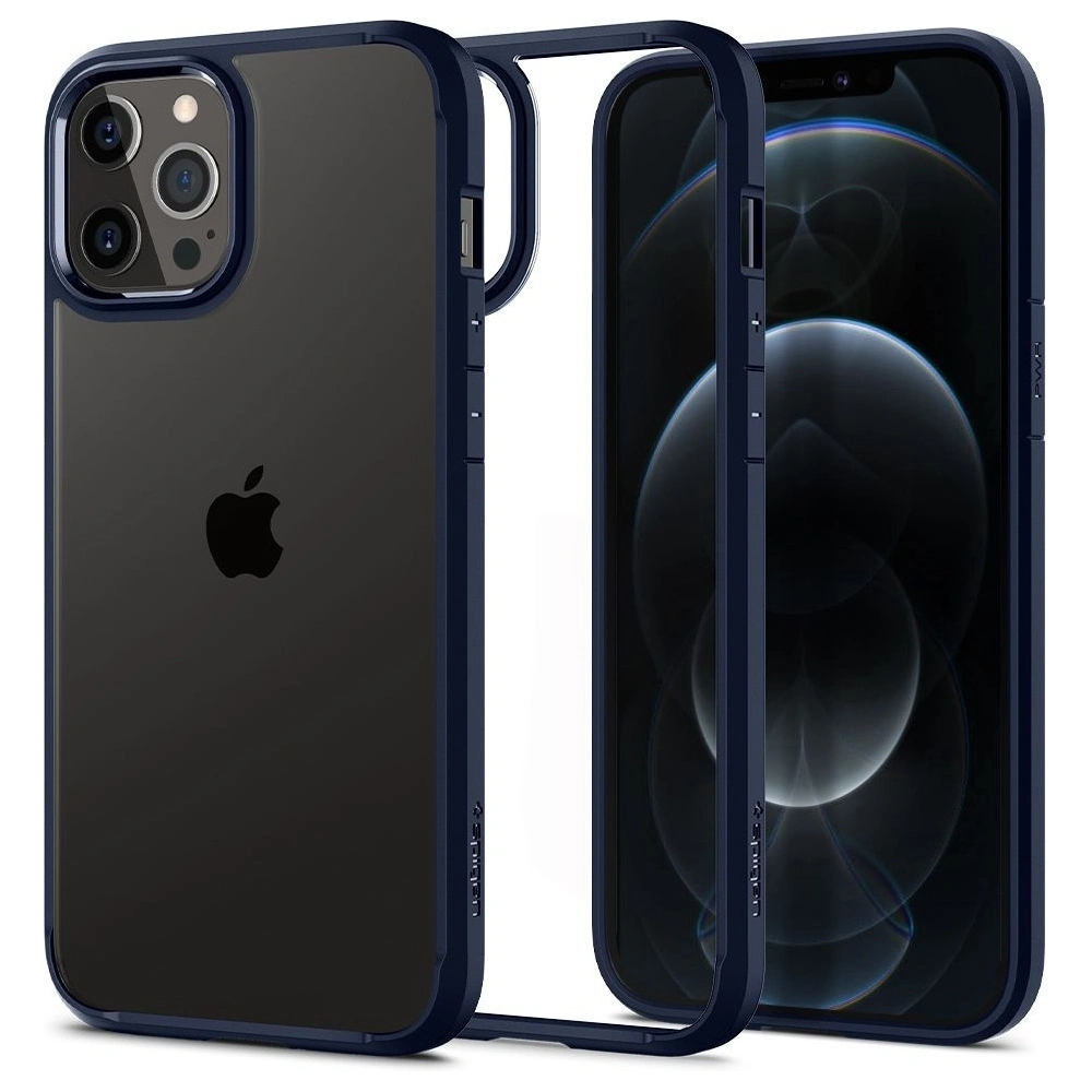 Hurtownia GSM - Etui Spigen Ultra Hybrid Apple iPhone 12/12 Pro Navy Blue - SPN1353BLU - {ean13} - Hurt
