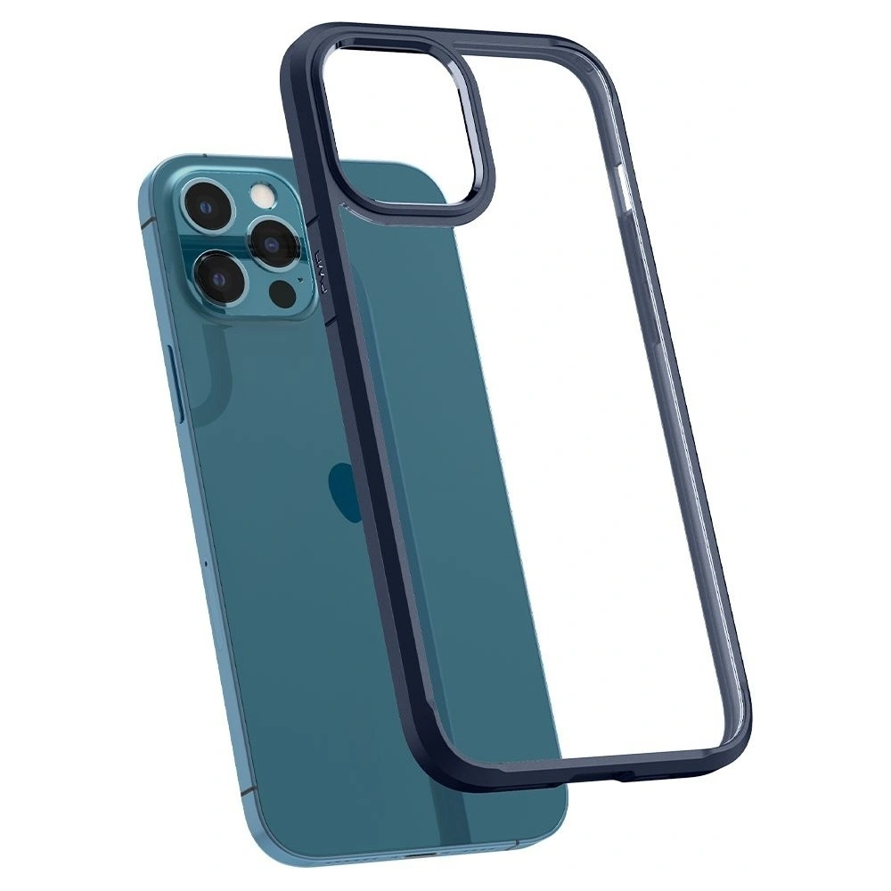 Hurtownia GSM - Etui Spigen Ultra Hybrid Apple iPhone 12/12 Pro Navy Blue - SPN1353BLU - {ean13} - Hurt