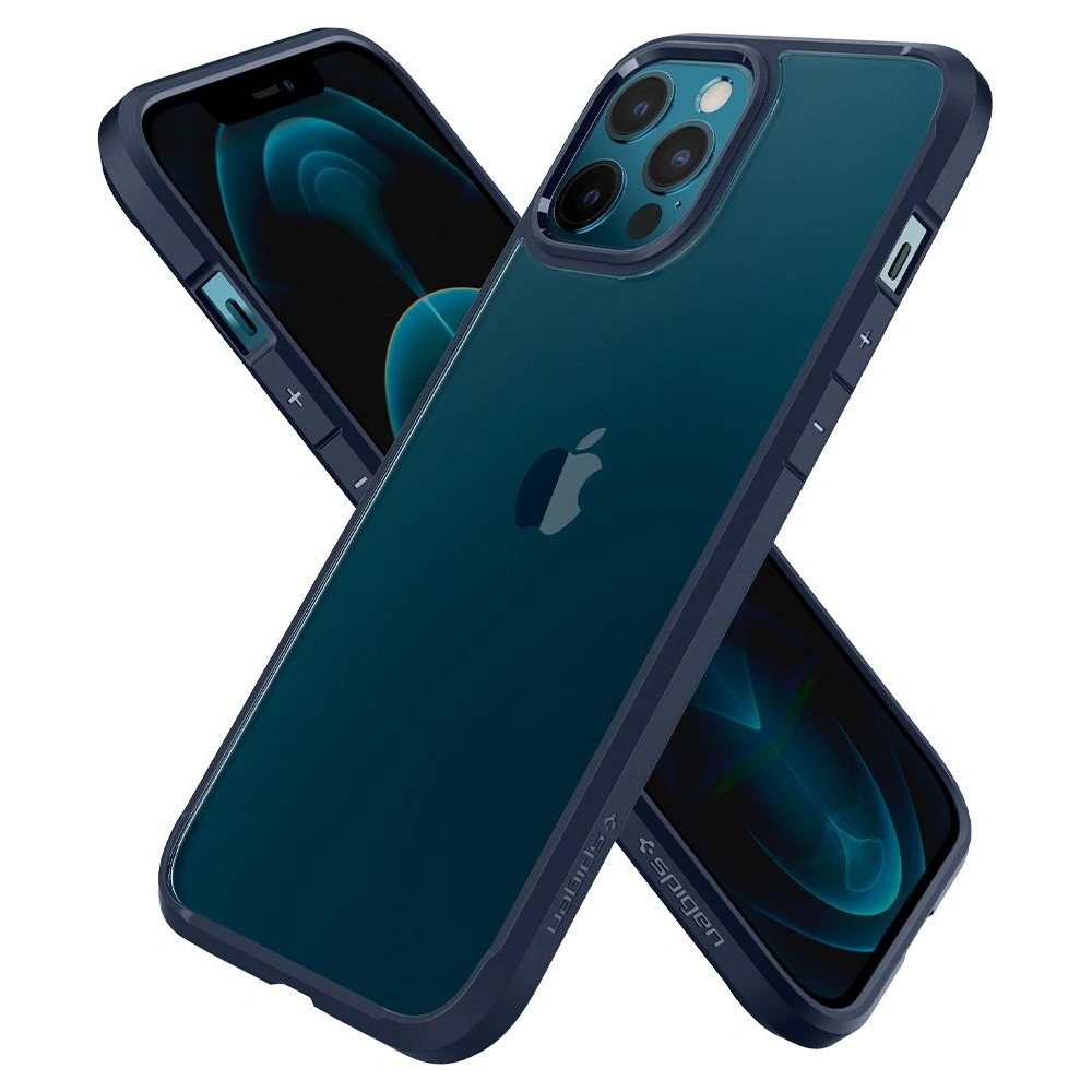 Hurtownia GSM - Etui Spigen Ultra Hybrid Apple iPhone 12/12 Pro Navy Blue - SPN1353BLU - {ean13} - Hurt