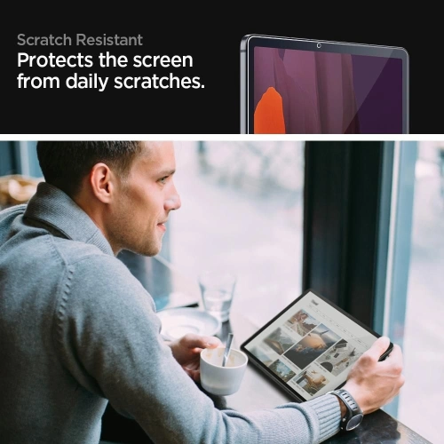 Szkło hartowane Spigen GLAS.tR ez Fit Samsung Galaxy Tab S7+ Plus/S8 + Plus 12.4