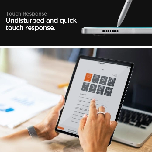 Szkło hartowane Spigen GLAS.tR ez Fit Samsung Galaxy Tab S7+ Plus/S8 + Plus 12.4