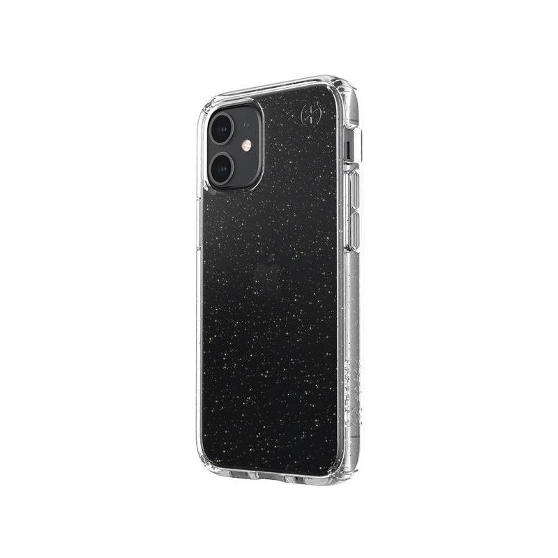 Hurtownia Speck - 848709090669 - SPK205GLDCL - Etui Speck Presidio Perfect-Clear Glitter Apple iPhone 12 mini z powłoką MICROBAN (Gold Glitter/Clear) - B2B homescreen